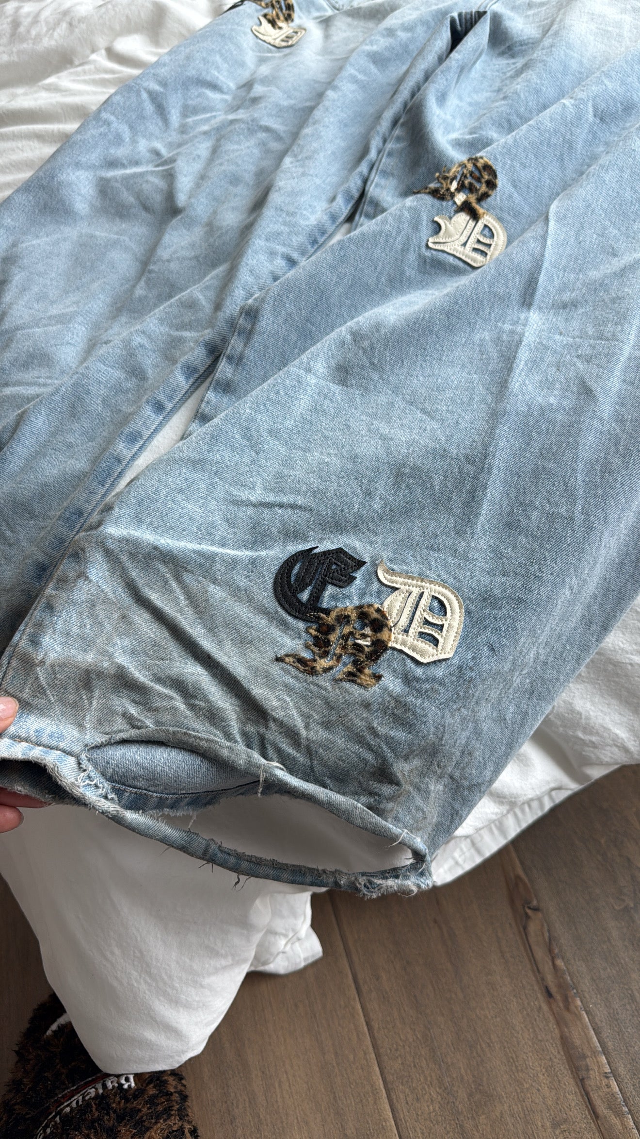 Leopard Denim