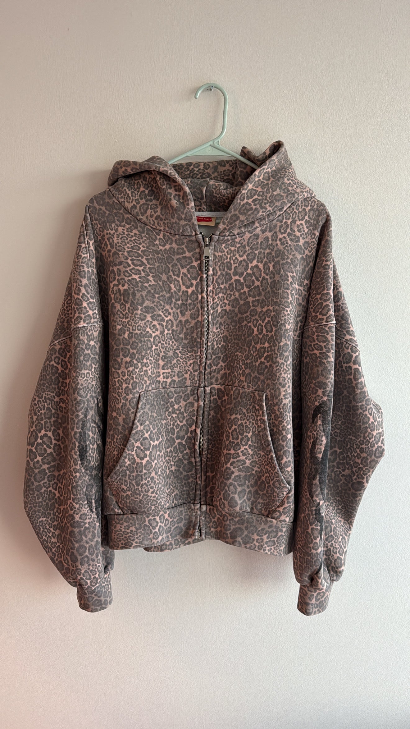 Leopard Zip up