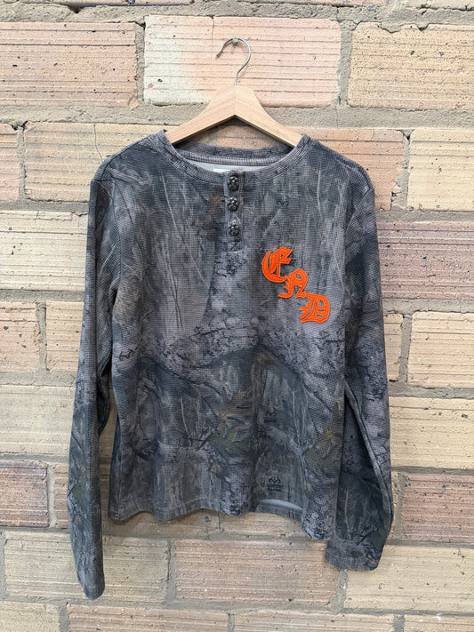 Wooded Camo Henley