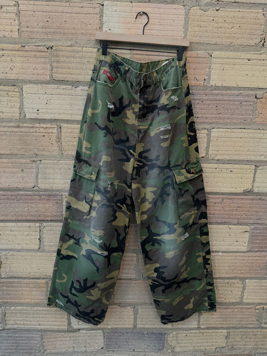 Ripstop Camo Cargos