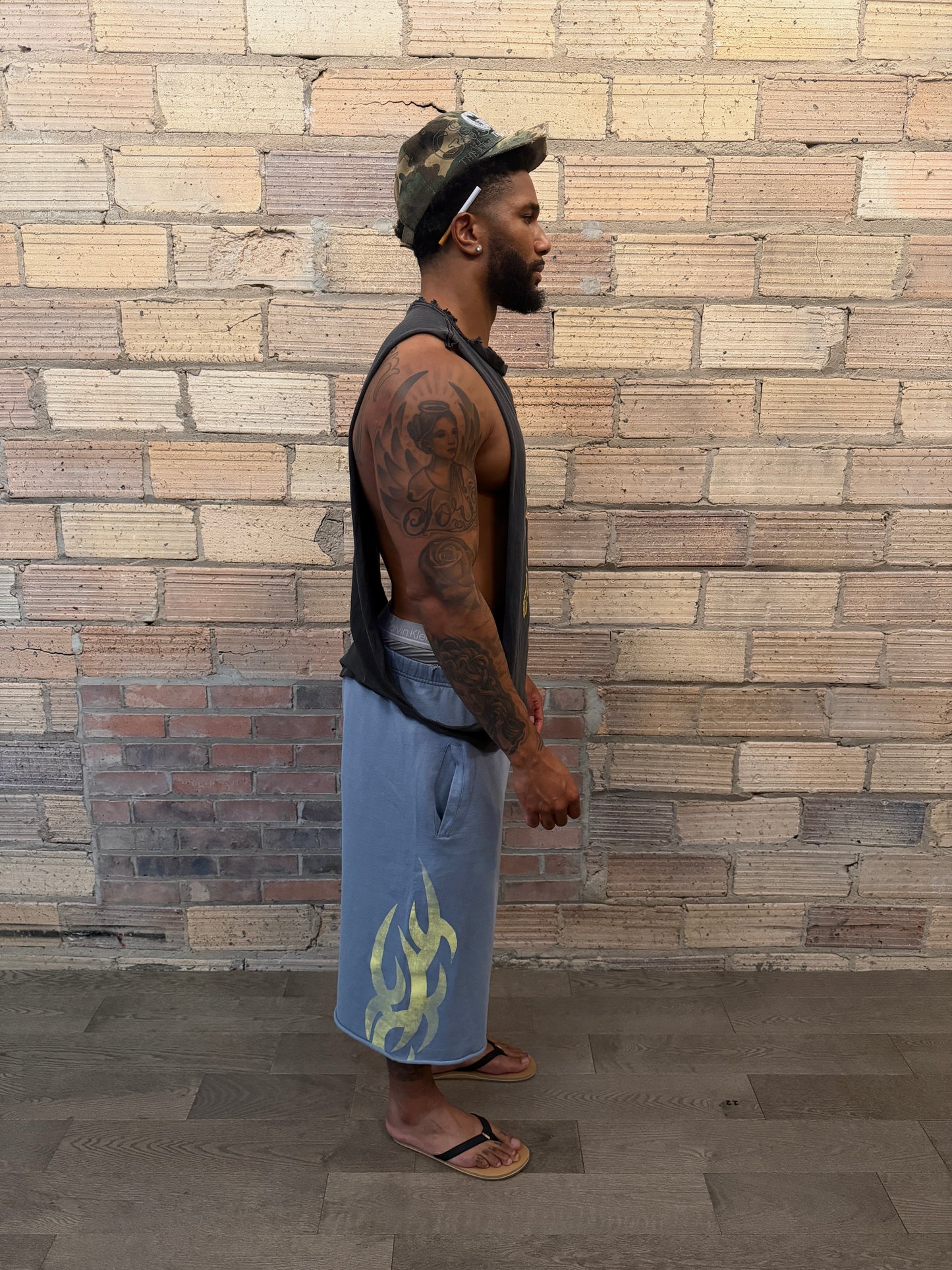Board shorts (denim blue)